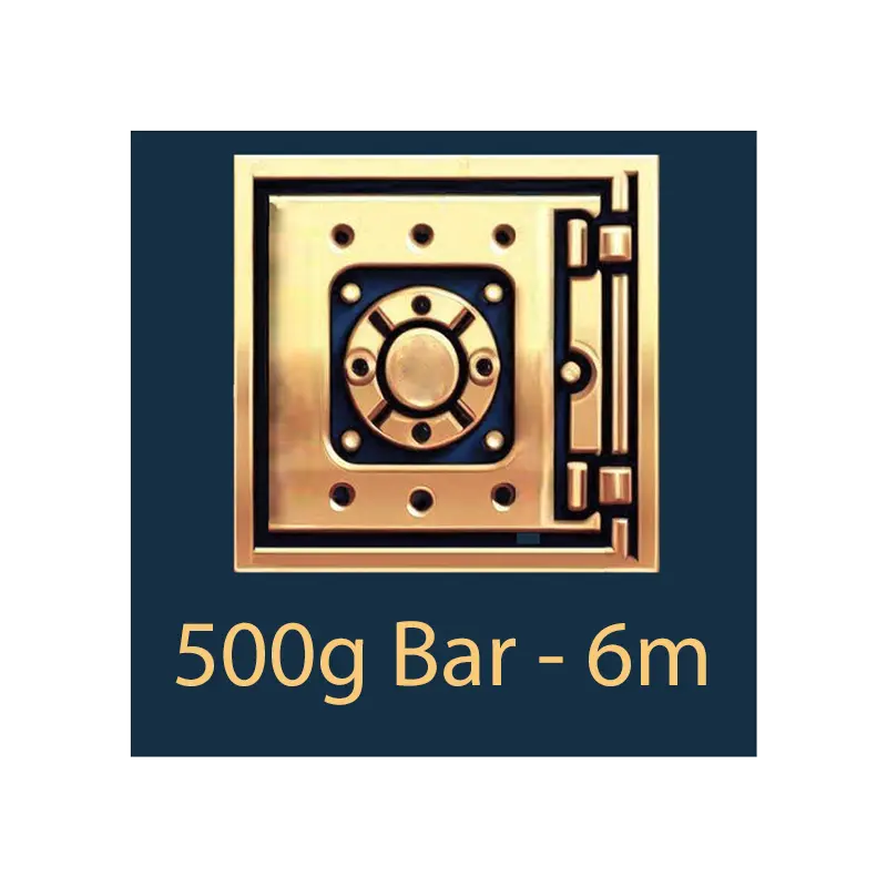500g Bar - Vault Storage - 6 month
