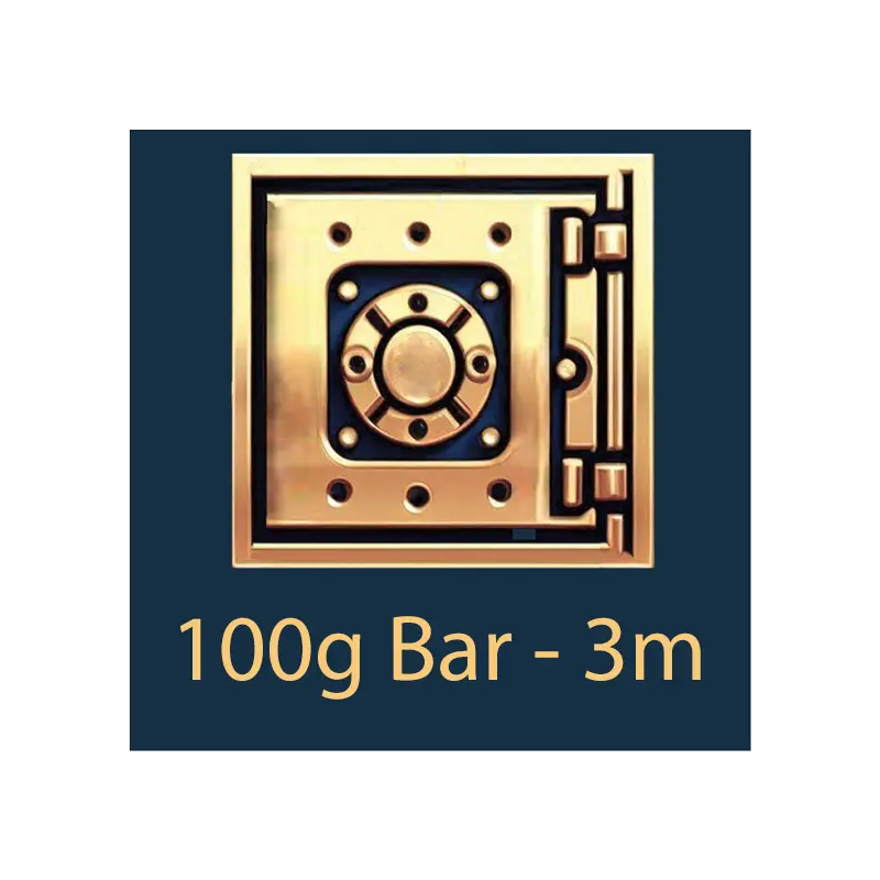 金条托存保险库 3 个月（100克）
