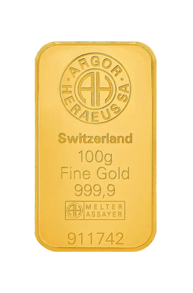 50g 9999 Gold - Switzerland - Minted Bar