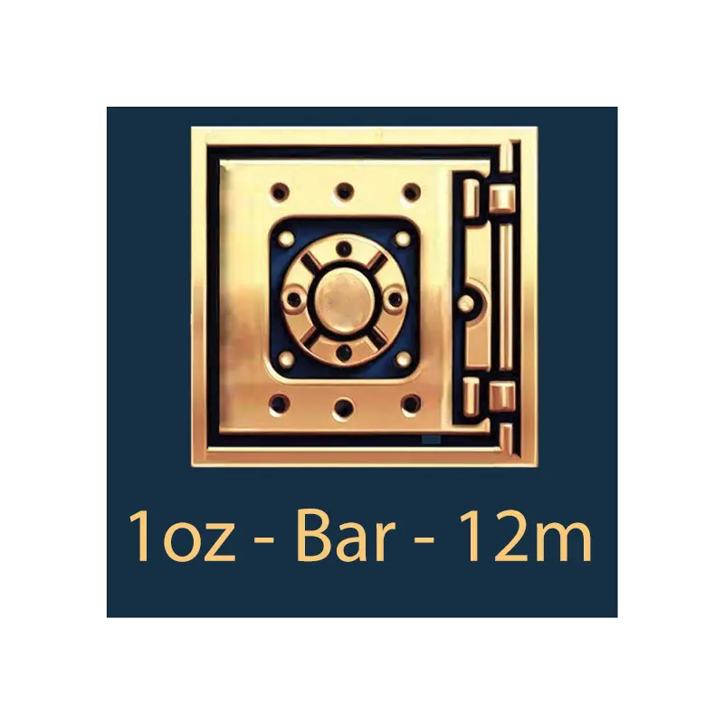 1oz Bar - Vault Storage - 12months