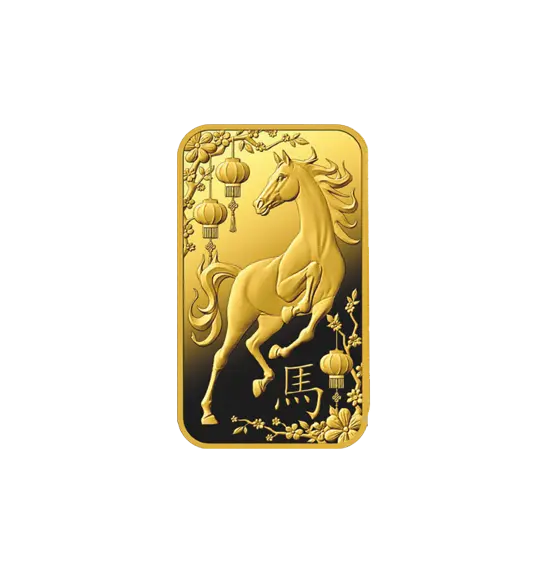 5g - Limited Edition Horse - 9999 Gold - Switzerland - due Feb 3-8th (Pre-order to lock in price)