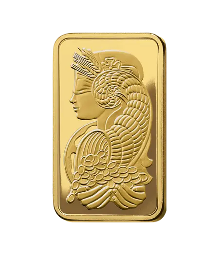 1oz - PAMP - 9999 Gold - Lady Fortuna - Minted Bar