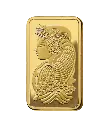 1oz - PAMP - 9999 Gold - Lady Fortuna - Minted Bar