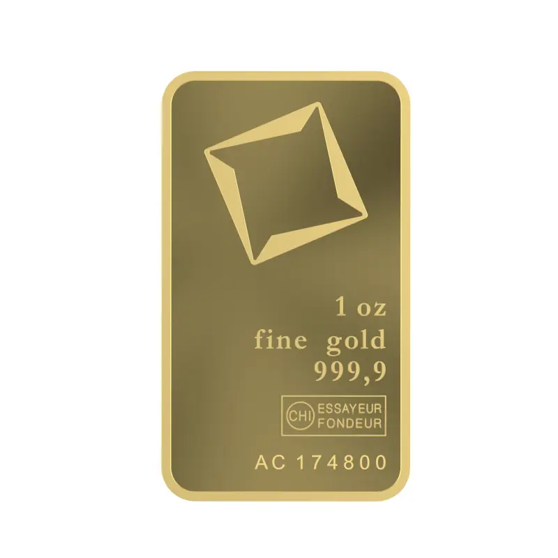 1oz - Valcambi - 9999 Gold - Switzerland - Minted Bar