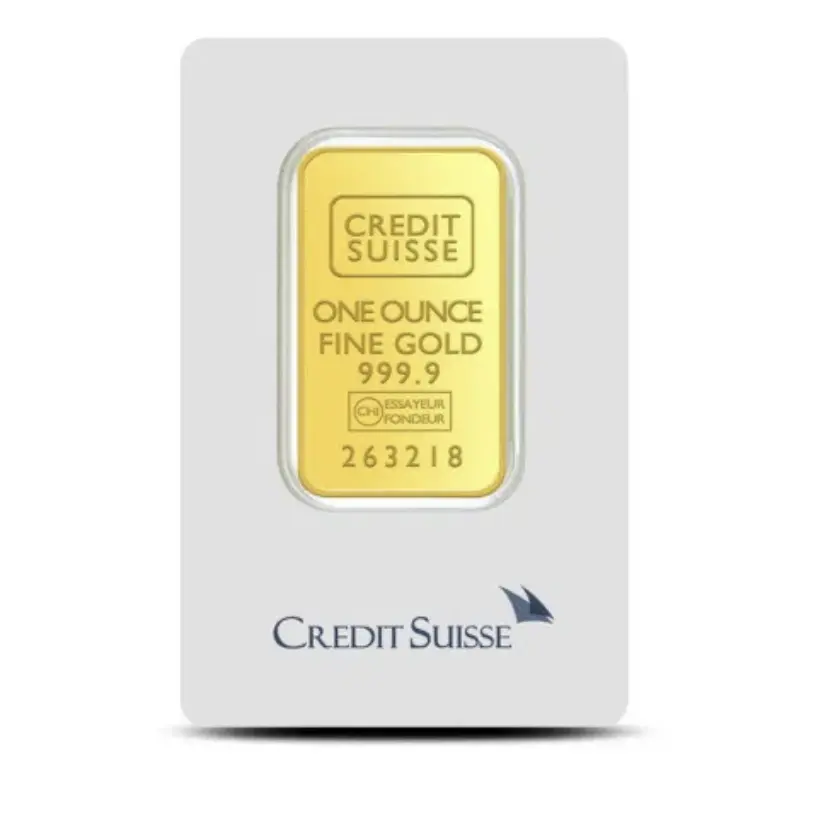1安士 - 瑞士信貸金條 - Credit Suisse