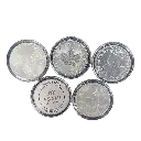 世界混合銀幣套裝 5 x 1安士