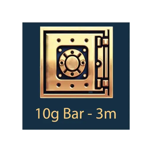 [10g_storage_12m] 10g Bar - Vault Storage - 12m