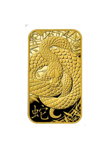 [mint_10g_snake_eu] 10克 蛇年限量版 9999 千足金(瑞士)铸造金条