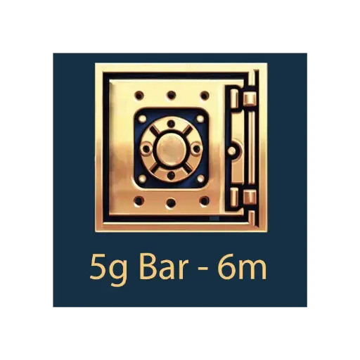 [Bar_storage_5g_6m] 金条托存保险库 6 个月（5 克）