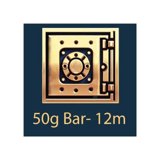 [Bar_storage_50g_12m] 金条托存保险库 12 个月（50克）