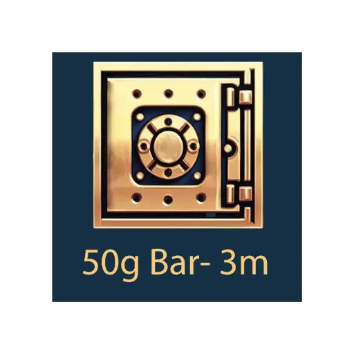 [Bar_storage_50g_3m] 金条托存保险库 3 个月（50克）