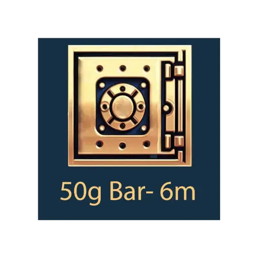 [Bar_storage_50g_6m] 50g Bar - Vault Storage - 6 month