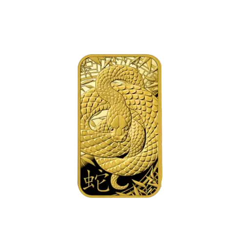 [mint_5g_snake] 5g 克 蛇年限量版 9999 千足金(瑞士)鑄造金條