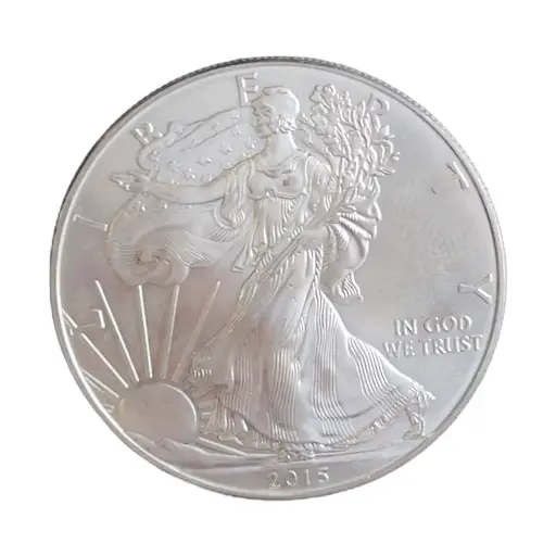 [1oz_silver_eagle_2015_coin] 1安士 - 2015 - 美國鷹揚銀幣