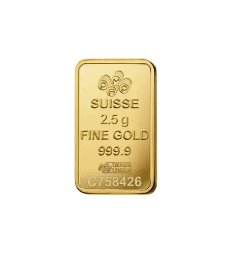 [2.5g_gold_pamp_lady_fortuna] 2.5g - PAMP - 9999 Gold - Lady Fortuna - Minted Bar